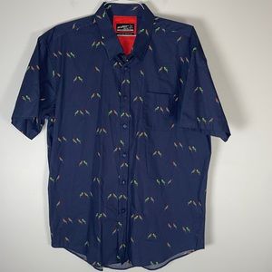 Wil Stiles Palm Beach Limited Edition Blue Parrot Shirt 3Xl